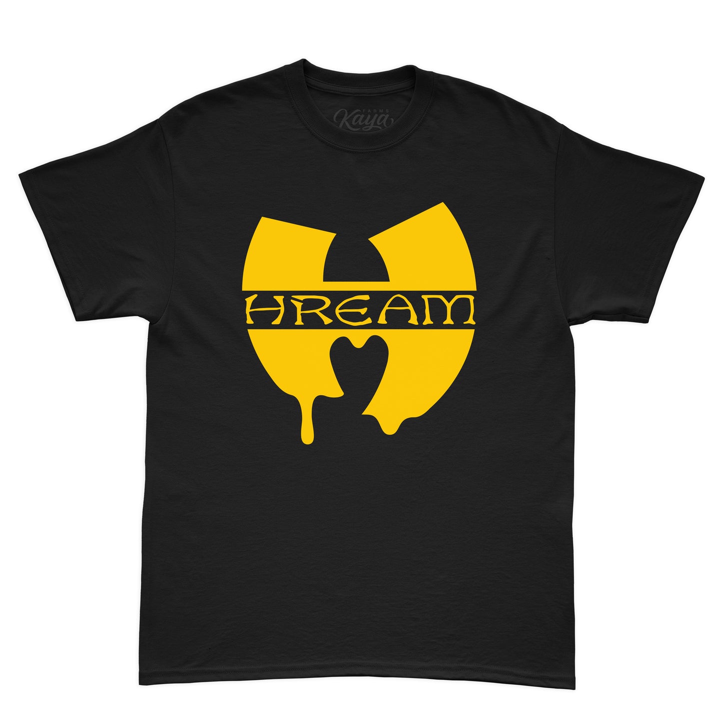 H.R.E.A.M. Hash Rules Everything Around Me Short Sleeve Black T-Shirt