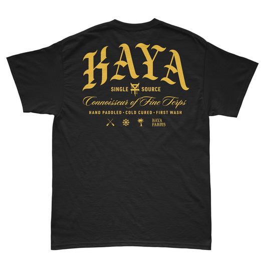 Kaya Connoisseur of Fine Terps Short Sleeve Black T-Shirt