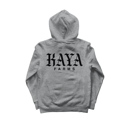 Kaya Old E Hoodie - Heather Grey