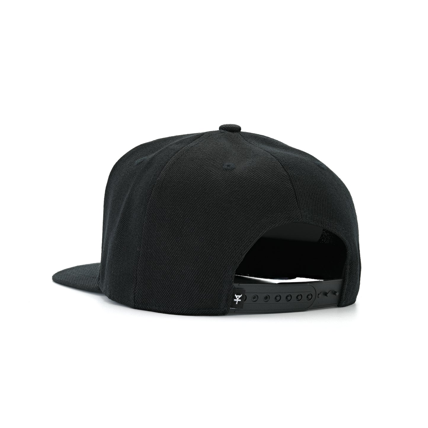 Kaya White Logo Embroidered Snapback Tropical Underbill - Black