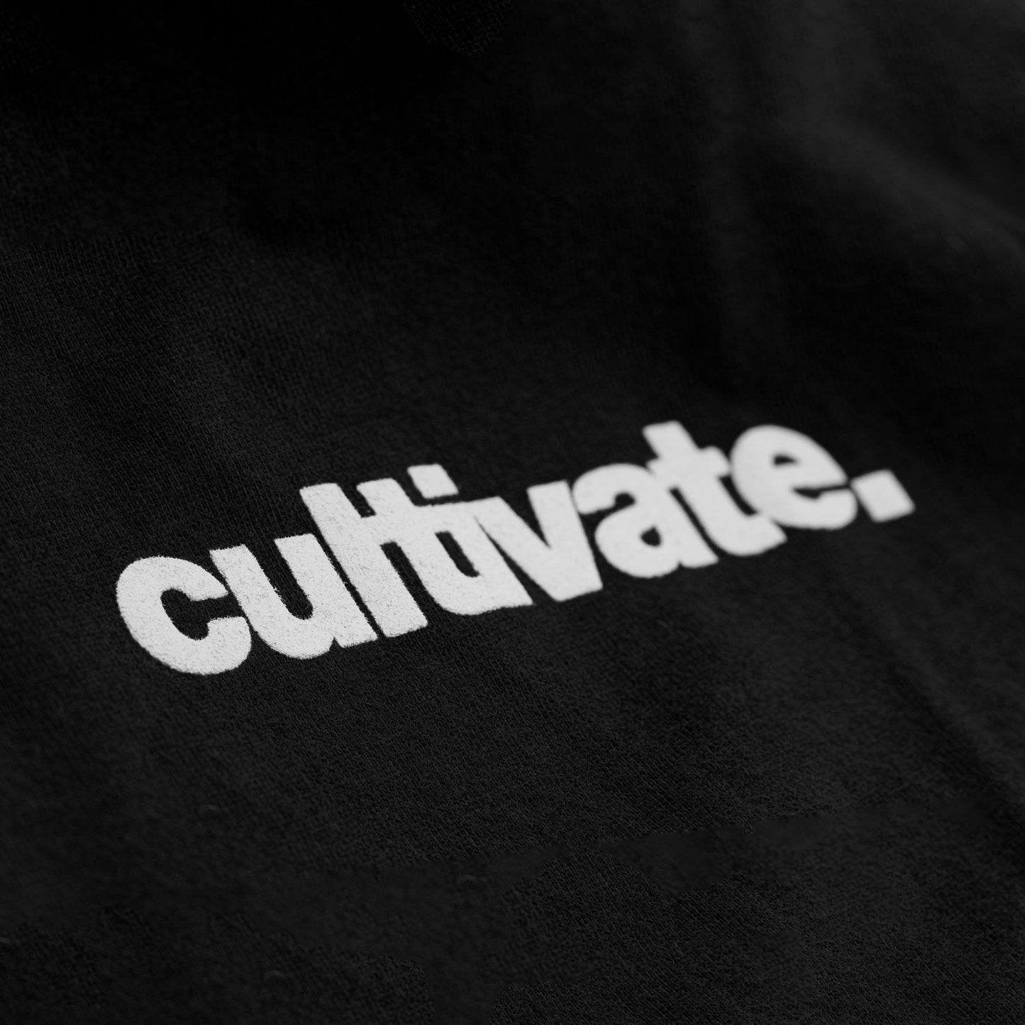 Cultivate Left Chest Hit Short Sleeve Black T-Shirt