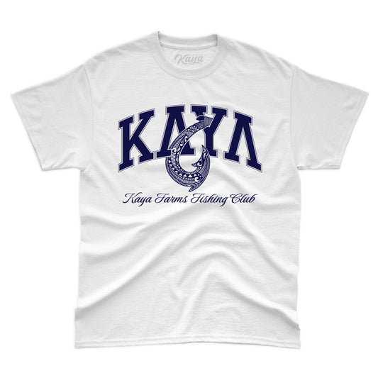 Kaya Fishing Club Short Sleeve White T-Shirt